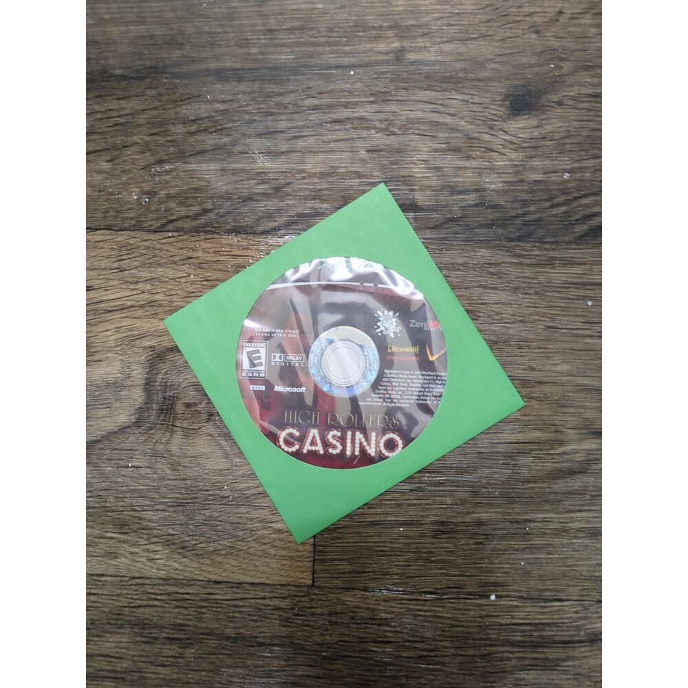 High Rollers Casino (Microsoft Xbox, 2004) Disc Only